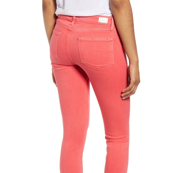 Paige Transcend Verdugo Ankle Ultra Skinny (Tulip) - Picture 2 of 8